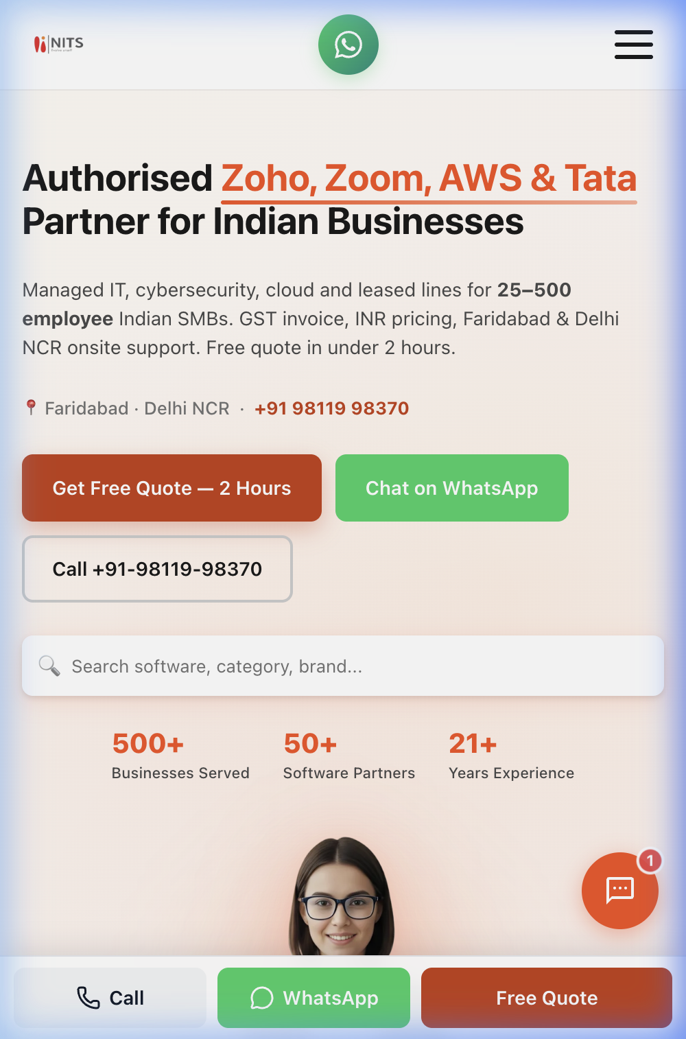 itforsme.in on mobile